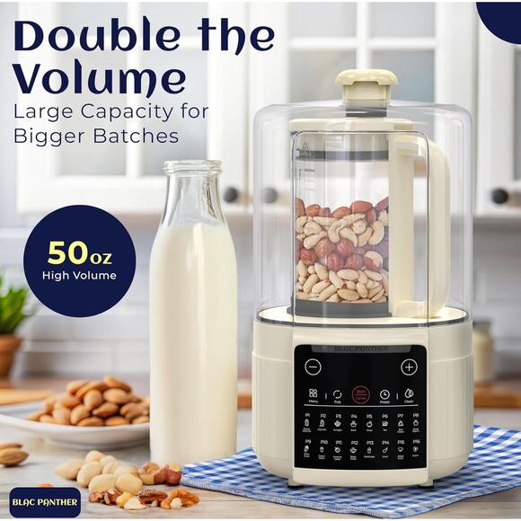 Blac Panther 16-in-1 Blender & Nut Milk Maker NIB - Picture 11 of 13